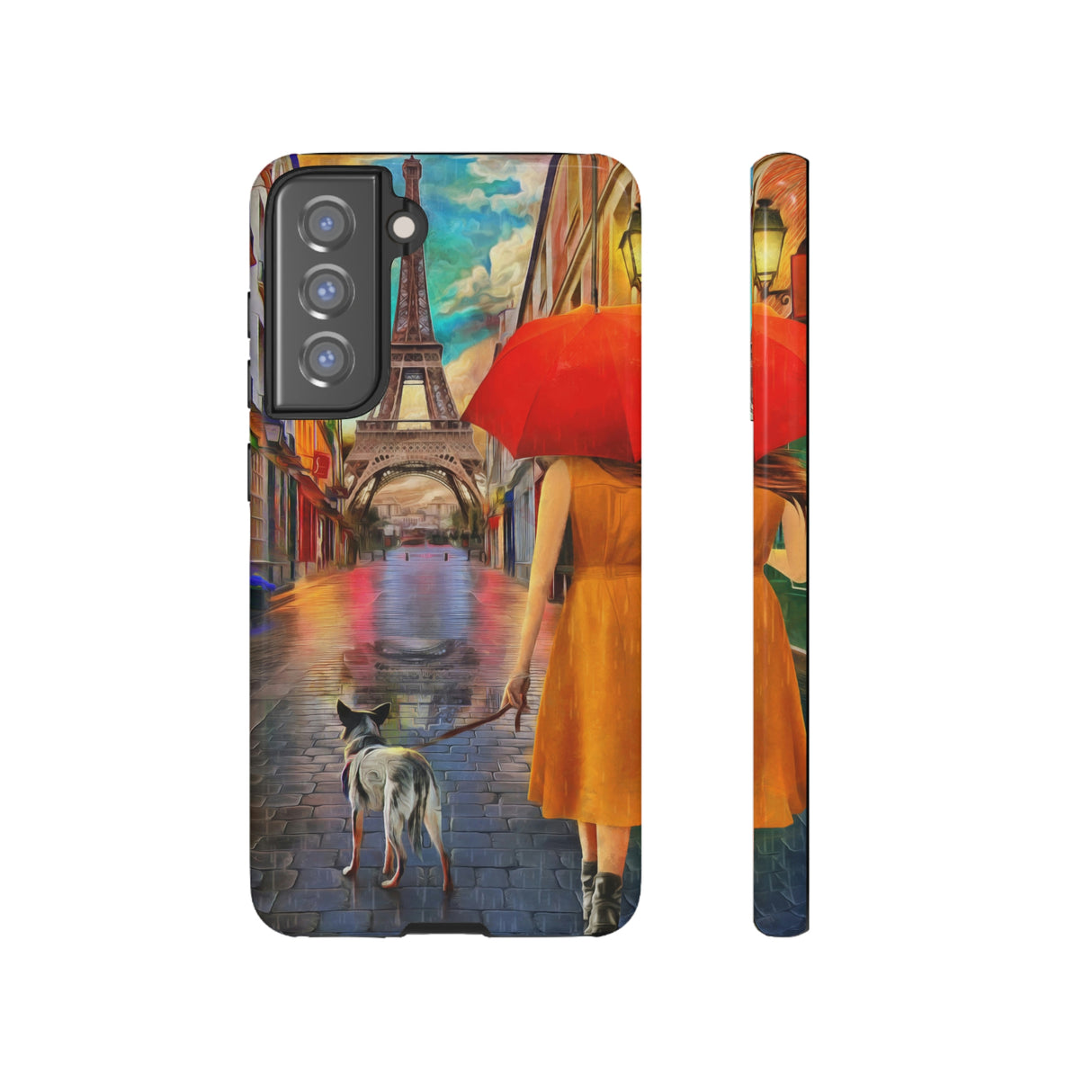 Rainy Day Paris Android Case (Protective) Samsung Galaxy S21 FE Glossy Phone Case