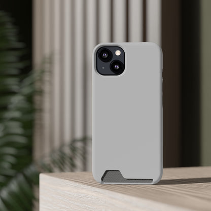 Light Gray iPhone Case (Card) Phone Case