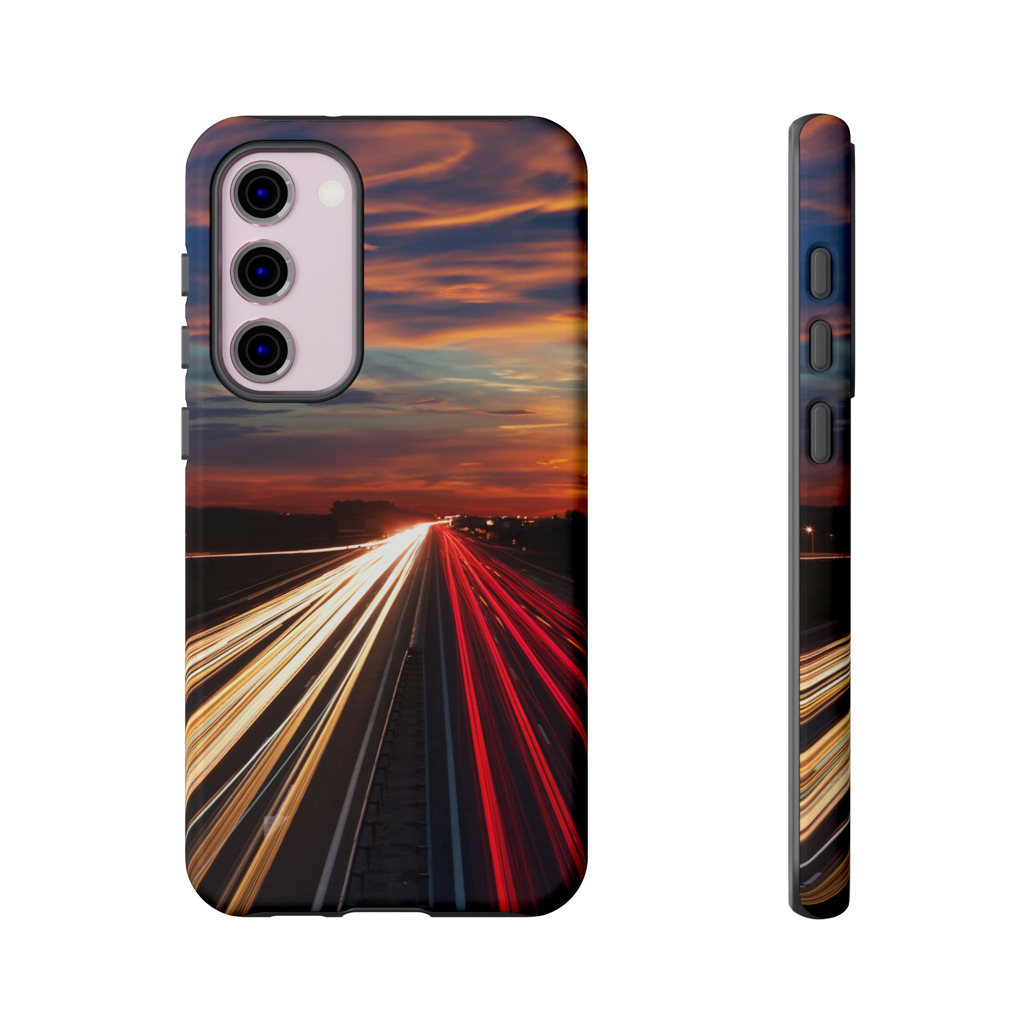 City Lights Android Case (Protective) Samsung Galaxy S23 Plus Glossy Phone Case