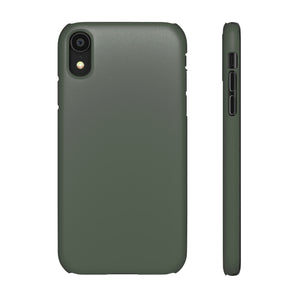 Ebony Green iPhone Case (Slim) iPhone XR Matte Phone Case