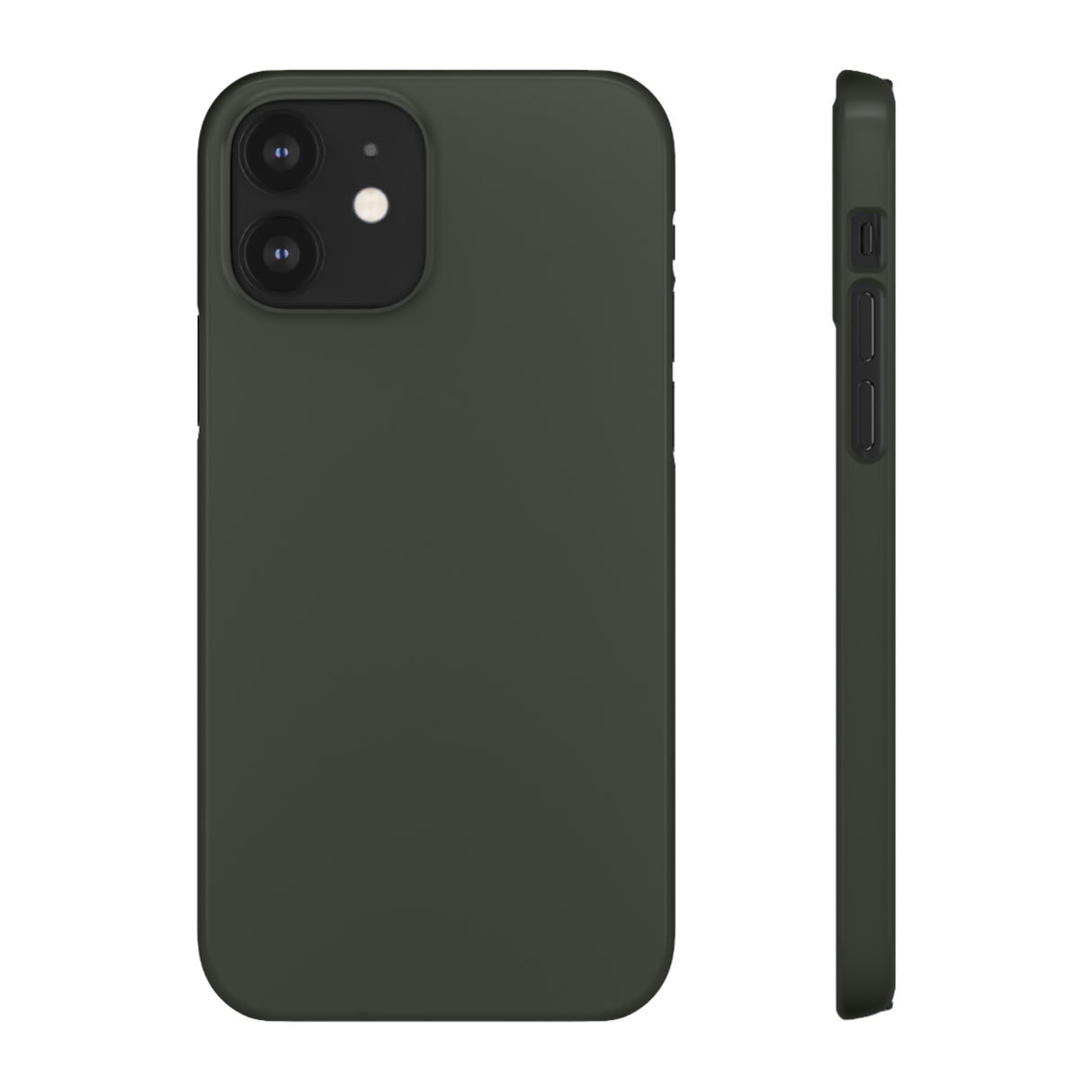 Black Olive iPhone Case (Slim) iPhone 12 Glossy Phone Case