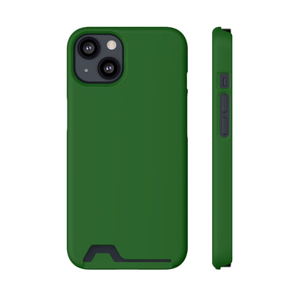 Dark Green iPhone Case (Card) iPhone 13 Matte Without gift packaging Phone Case