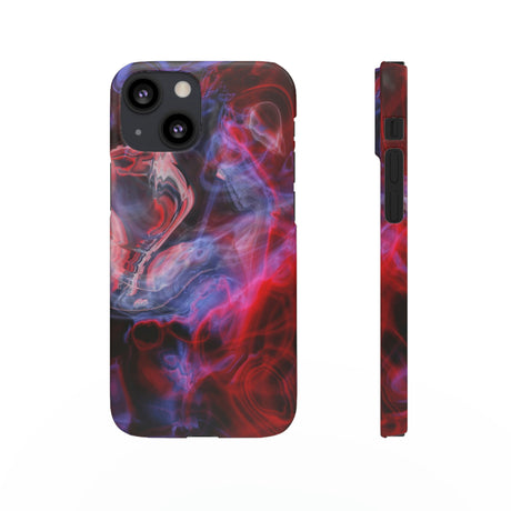 Red Marble iPhone Case (Slim) iPhone 13 Mini Matte Phone Case