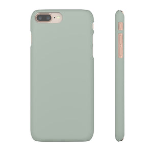 Ash Grey iPhone Case (Slim) iPhone 8 Plus Matte Phone Case