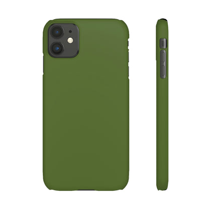 Dark Olive Green iPhone Case (Slim) iPhone 11 Matte Phone Case