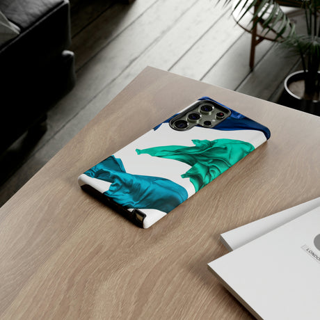 Blue Velvet Fabric Android Case (Protective) Phone Case