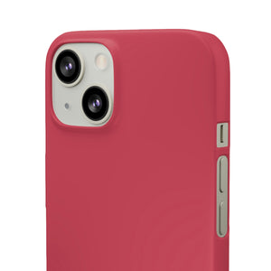 Brick Red iPhone Case (Slim) Phone Case