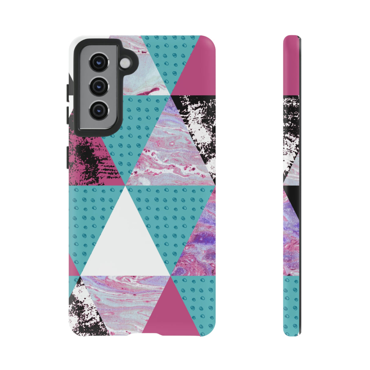 Grunge Triangles Android Case (Protective) Samsung Galaxy S21 Matte Phone Case