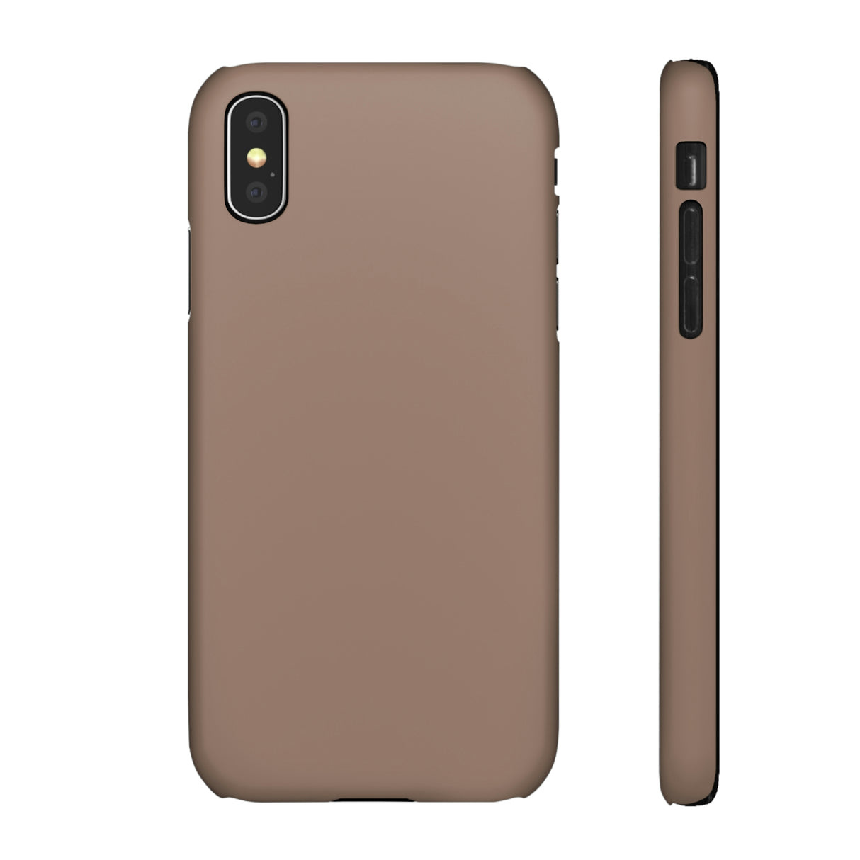 Beaver Brown iPhone Case (Slim) iPhone X Matte Phone Case