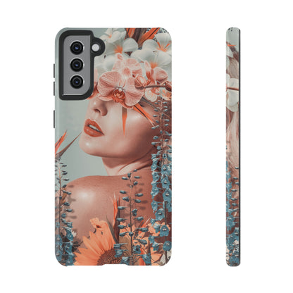 Contemporary Flowers Android Case (Protective) Samsung Galaxy S21 Plus Glossy Phone Case