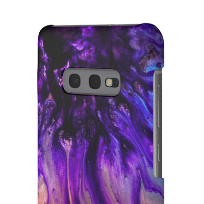 Purple Flow Ink Art Android Case (Slim) Phone Case