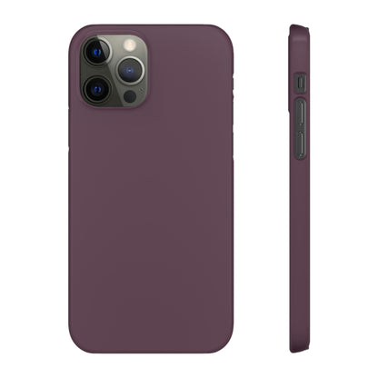 Eggplant iPhone Case (Slim) iPhone 12 Pro Glossy Phone Case