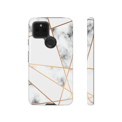 Marble Geometric Android Case (Protective) Google Pixel 5 5G Glossy Phone Case