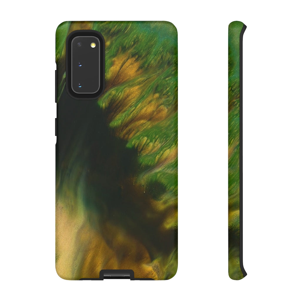 Green Forest Ink Art Android Case (Protective) Samsung Galaxy S20 Matte Phone Case