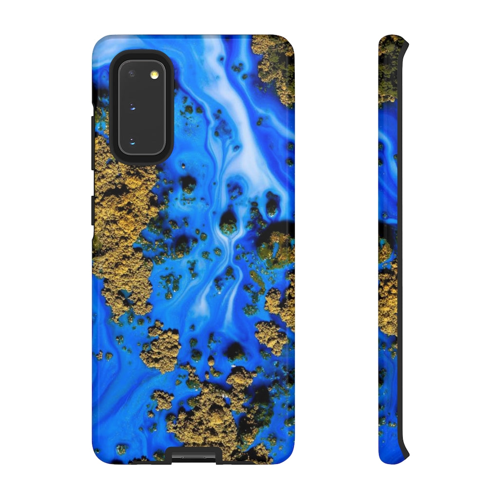 Blue River Ink Art Android Case (Protective) Samsung Galaxy S20 Glossy Phone Case