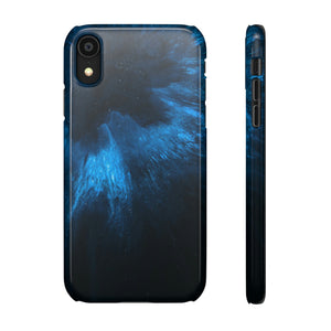 Deep Space Ink Art iPhone Case (Slim) iPhone XR Glossy Phone Case