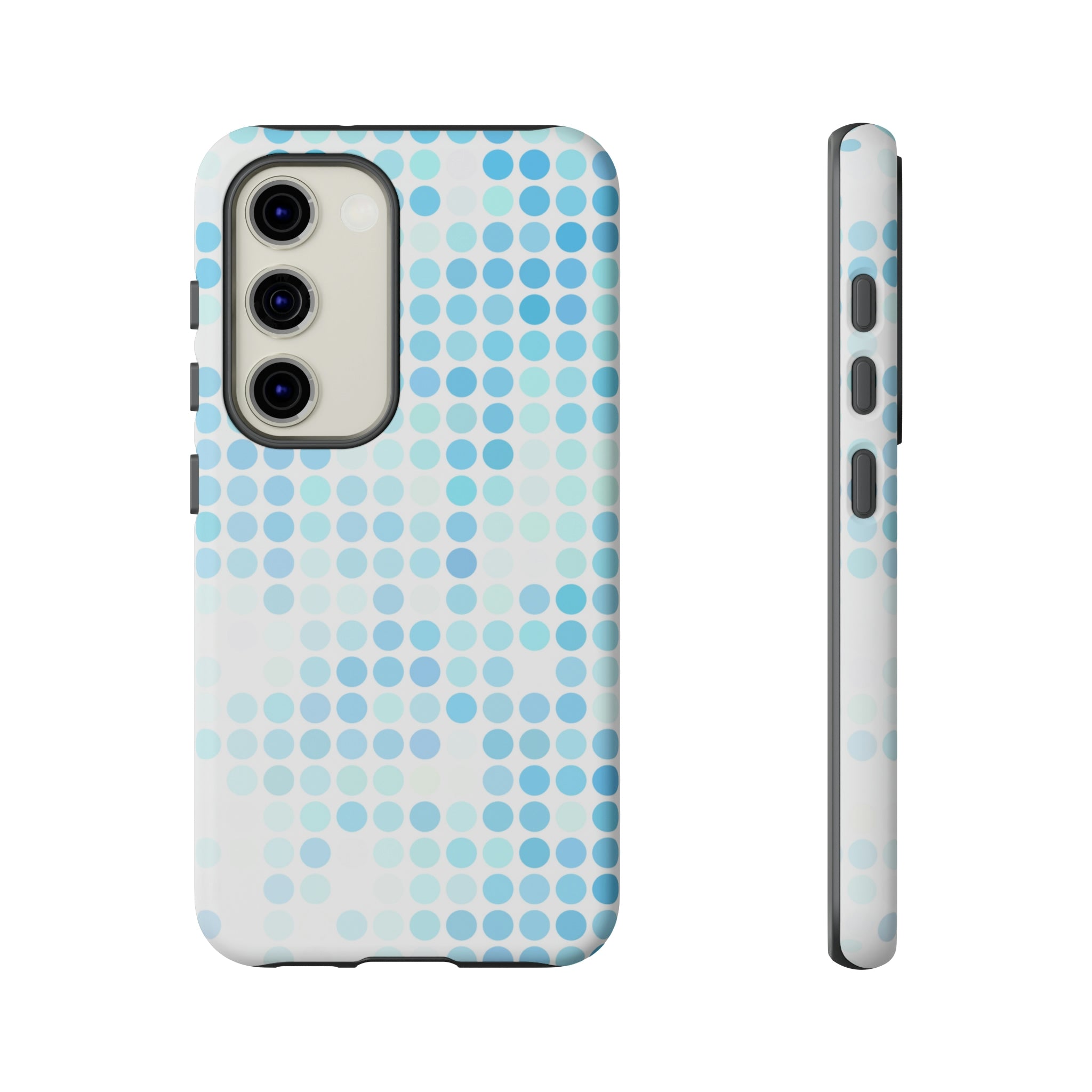 Blue Pixels Android Case (Protective) Samsung Galaxy S23 Matte Phone Case