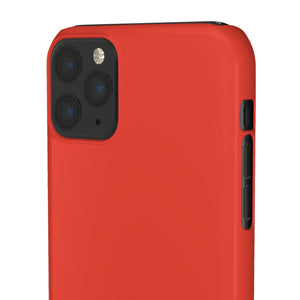 Cinnabar Red iPhone Case (Slim) Phone Case