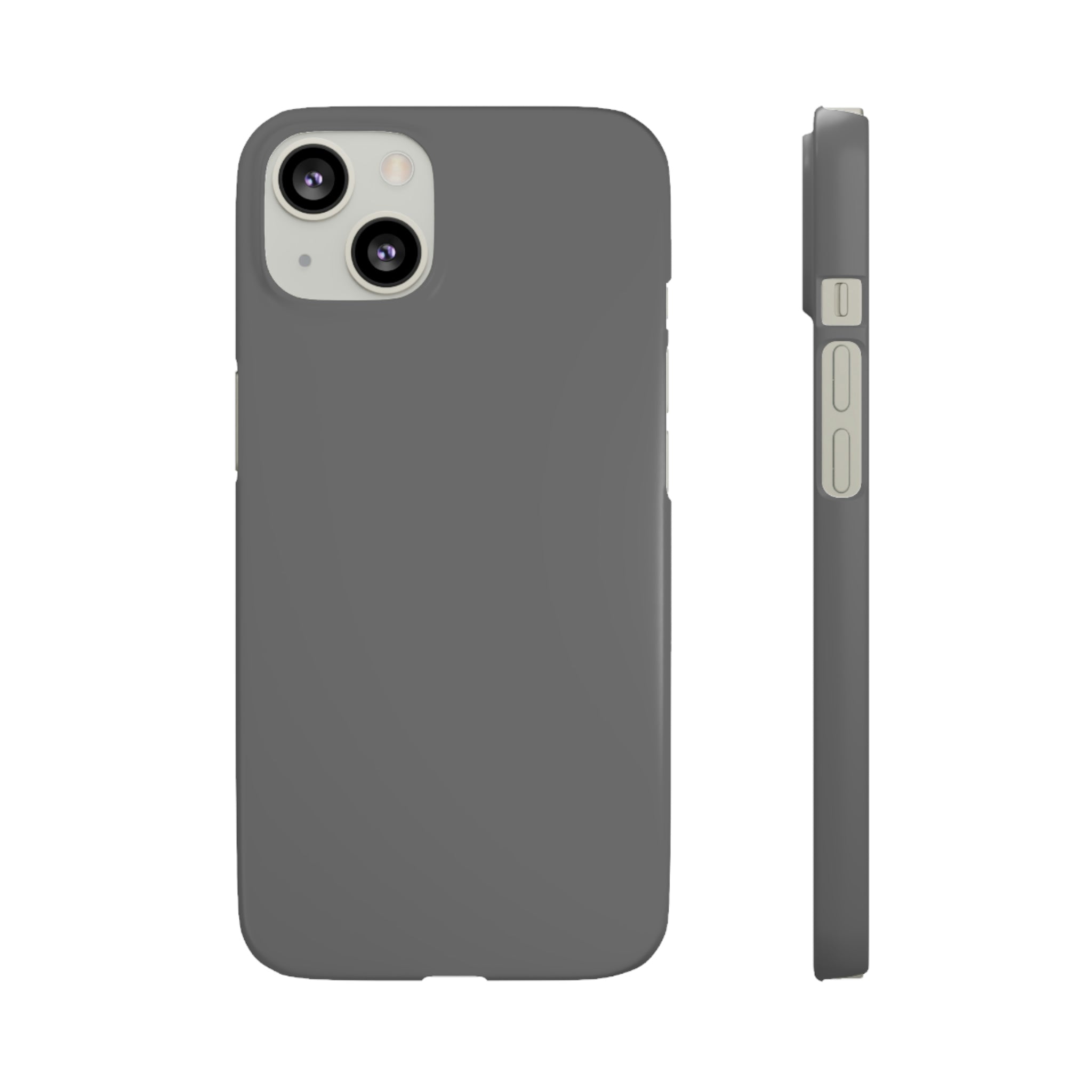 Dim Gray iPhone Case (Slim) iPhone 13 Matte Phone Case