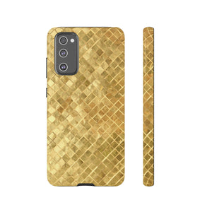 Golden Mosaic Android Case (Protective) Samsung Galaxy S20 FE Glossy Phone Case