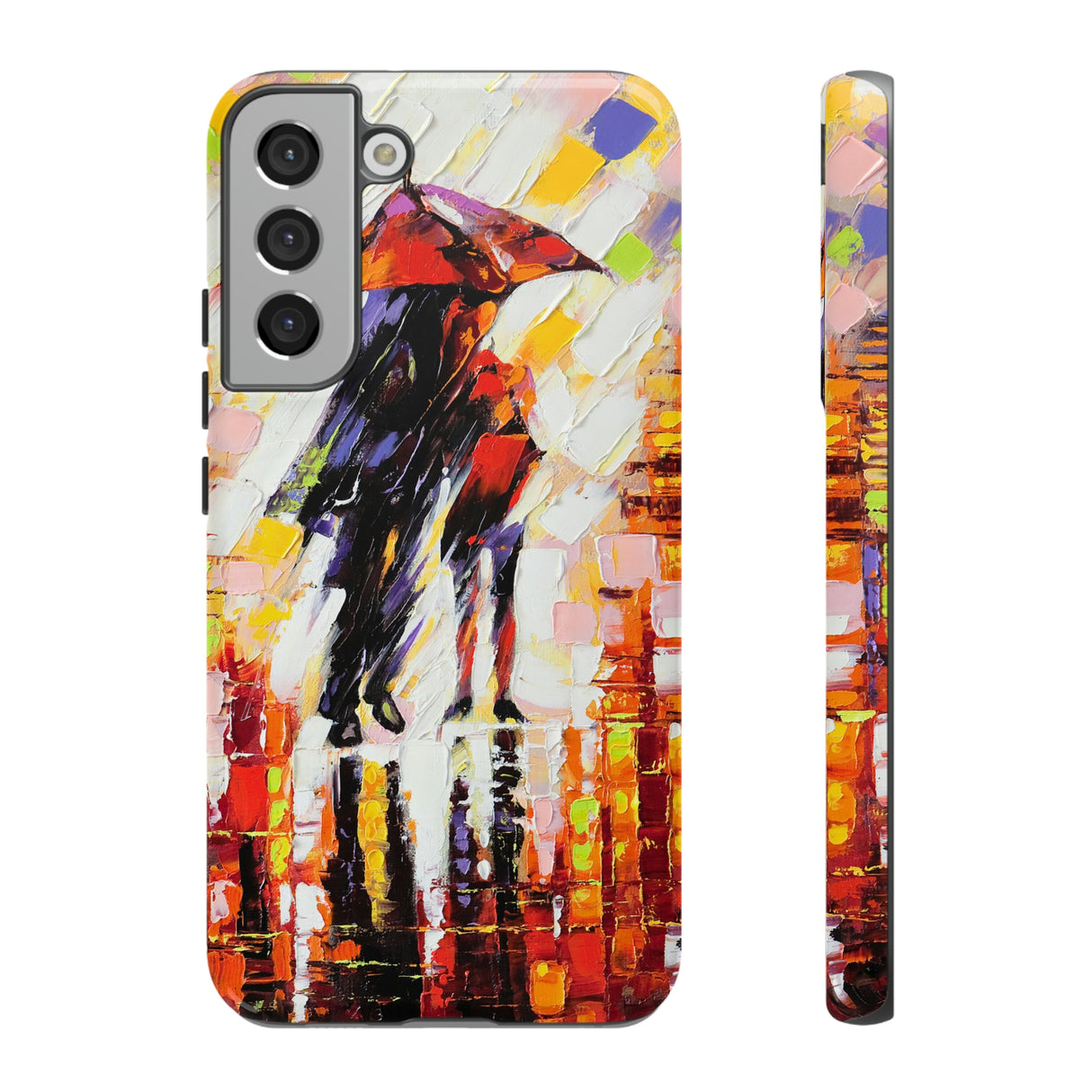 Rain Umbrella Android Case (Protective) Samsung Galaxy S22 Plus Glossy Phone Case