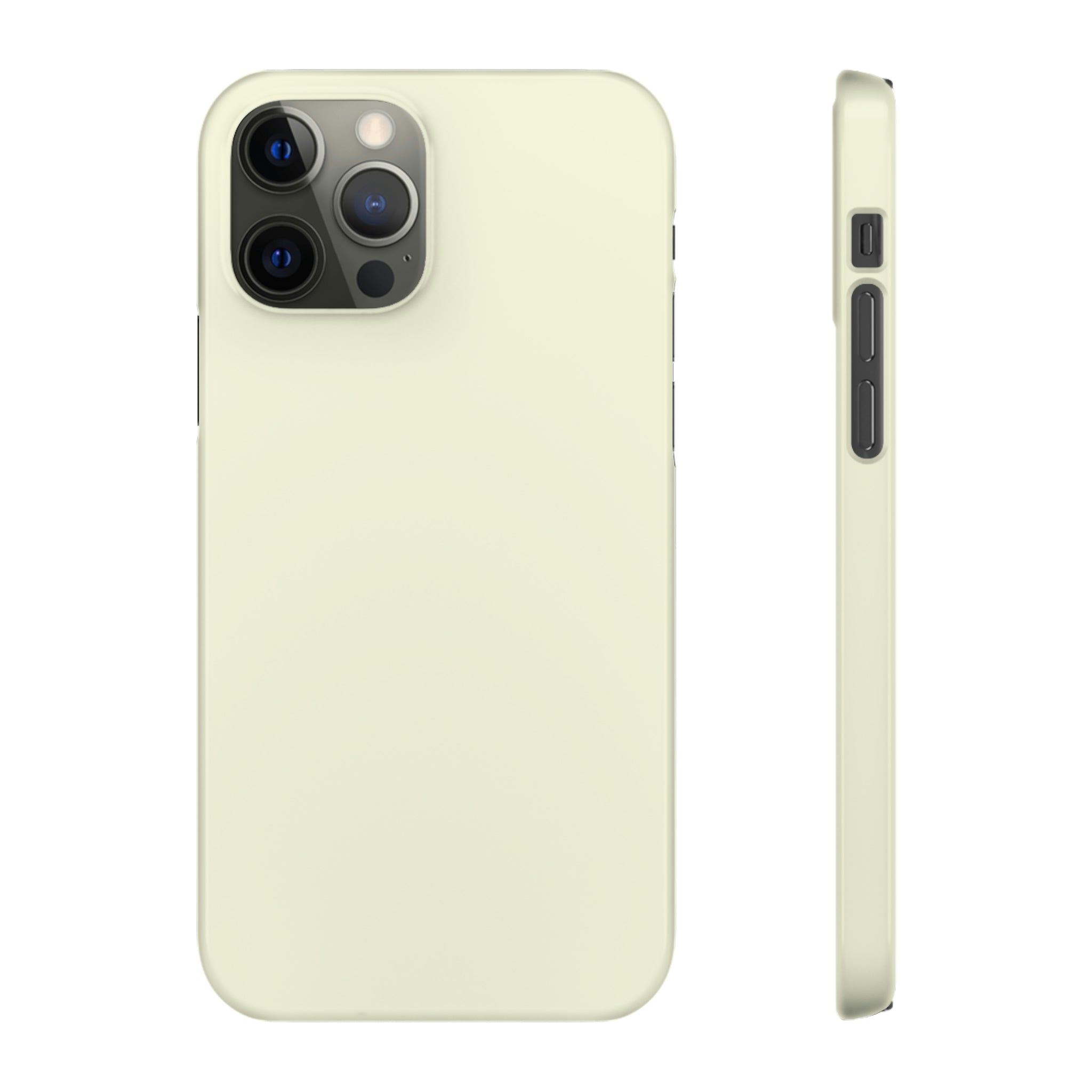 Beige iPhone Case (Slim) iPhone 12 Pro Glossy Phone Case