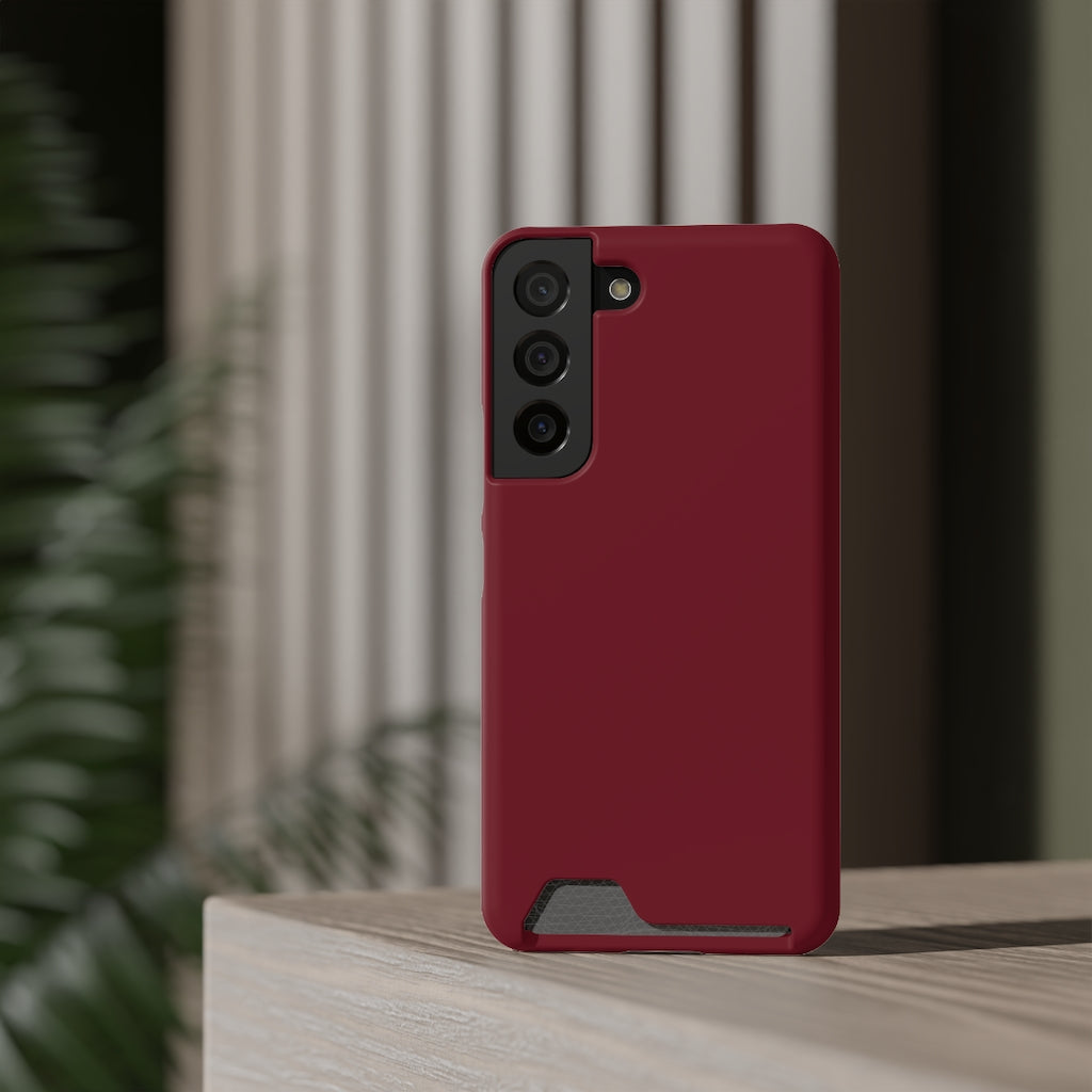 Burgundy Android Case (Card) Phone Case