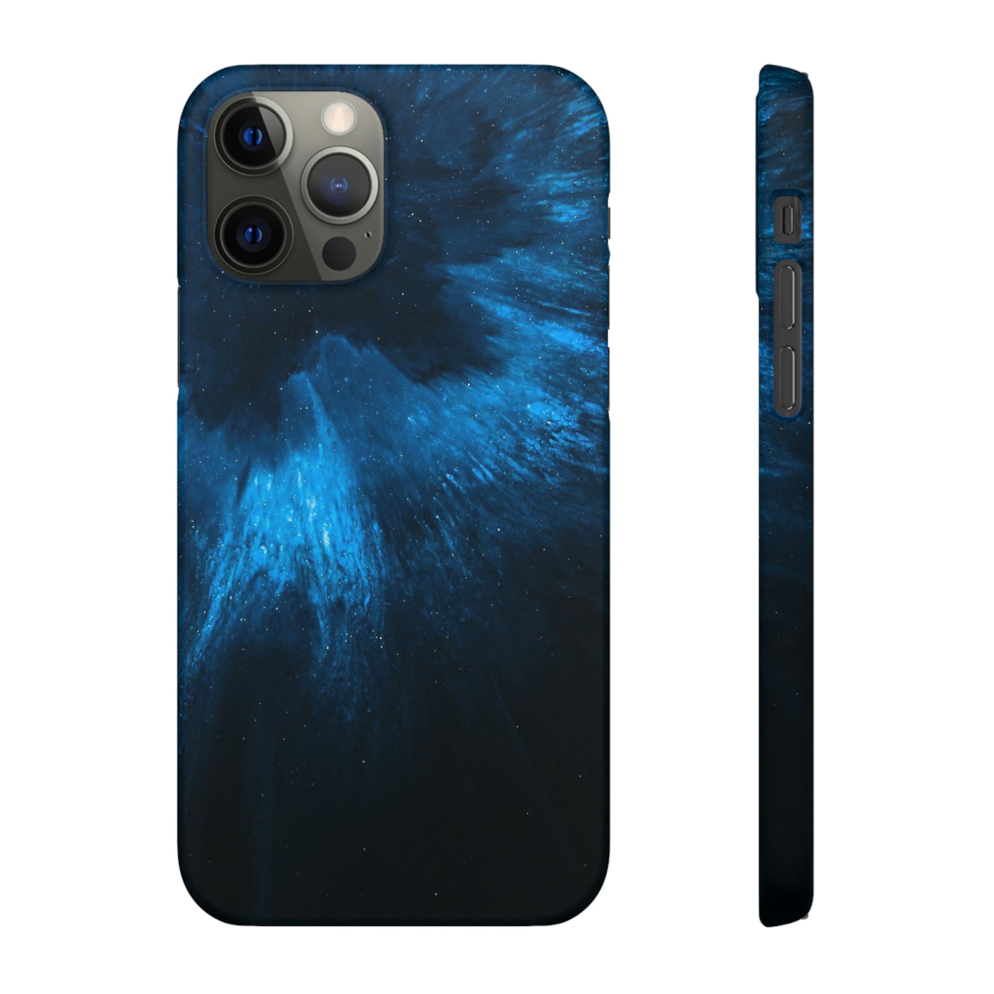 Deep Space Ink Art iPhone Case (Slim) iPhone 12 Pro Matte Phone Case