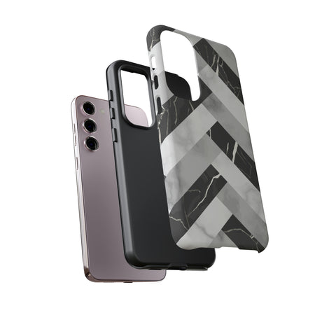 Grey Herringbone Android Case (Protective) Phone Case