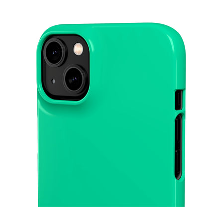 Caribbean Green iPhone Case (Slim) Phone Case