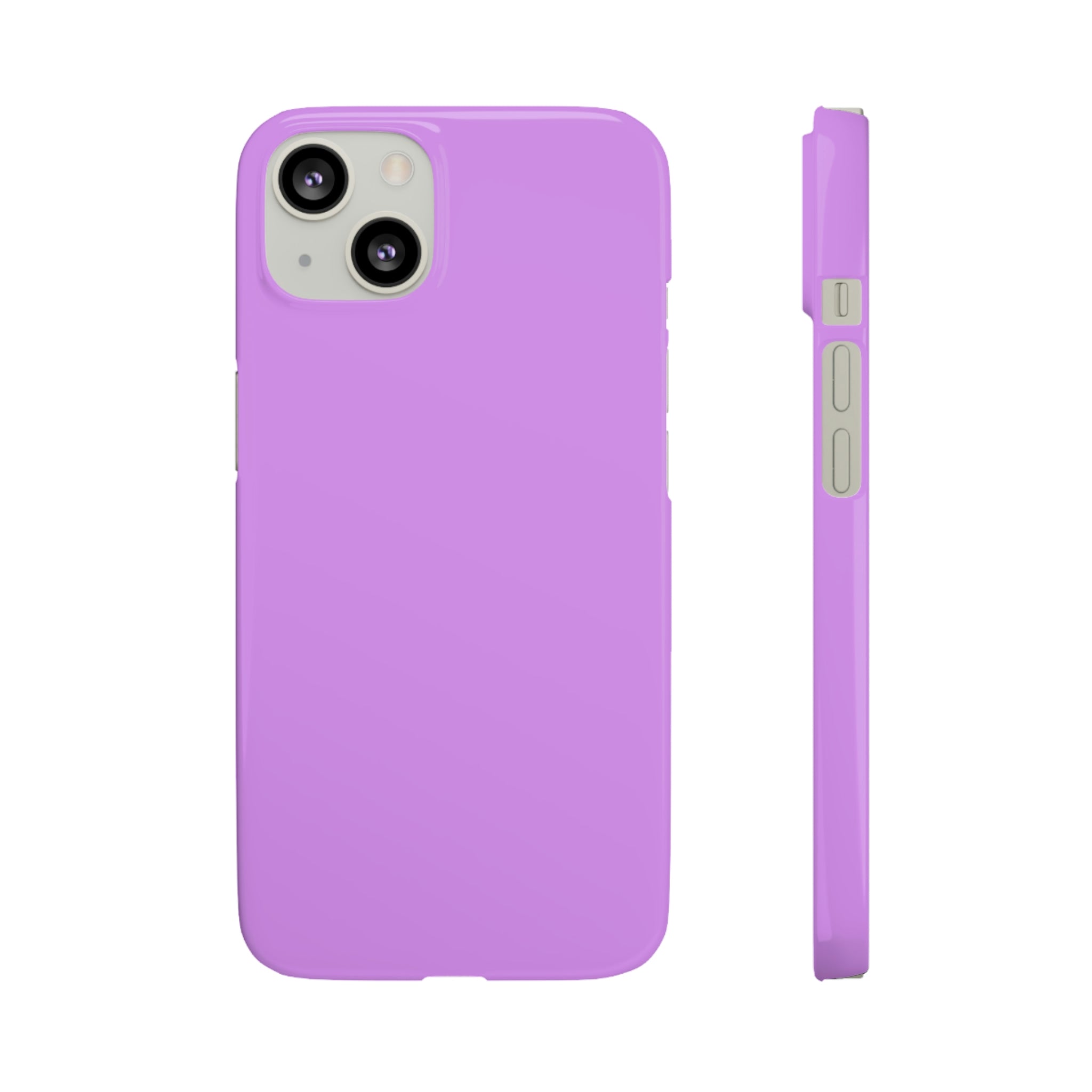 Bright Lilac iPhone Case (Slim) iPhone 13 Glossy Phone Case