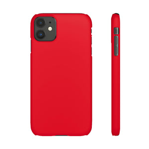 Cadmium Red iPhone Case (Slim) iPhone 11 Matte Phone Case