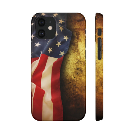 Close up of American flag Samsung/iPhone (Slim) Phone Case