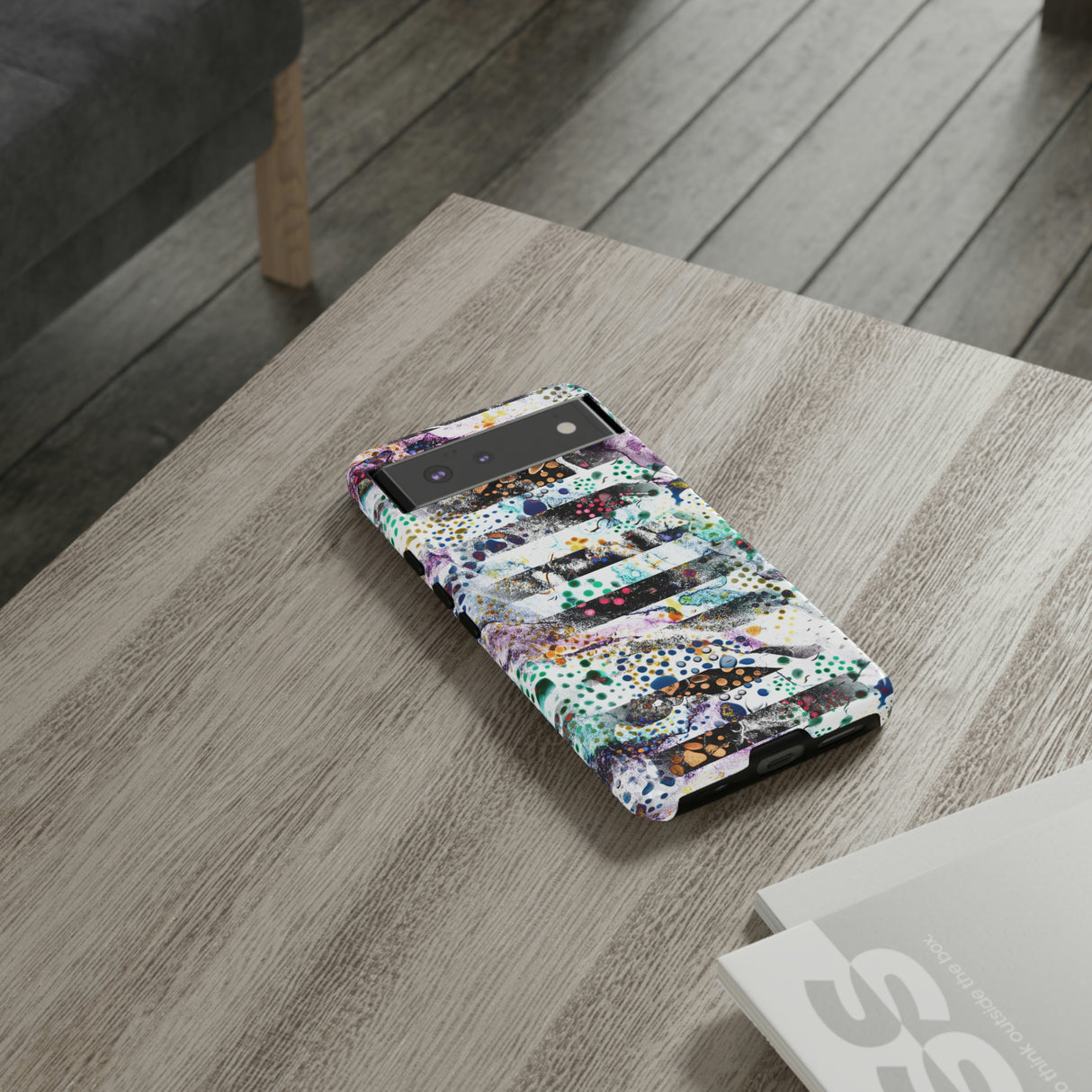 Abstract Green Purple Android Case (Protective) Phone Case