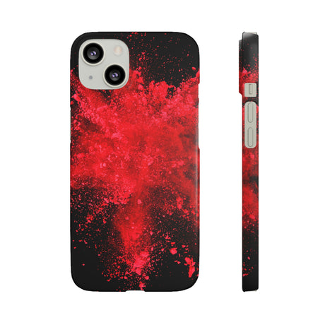 Red Explosion iPhone Case (Slim) iPhone 13 Matte Phone Case