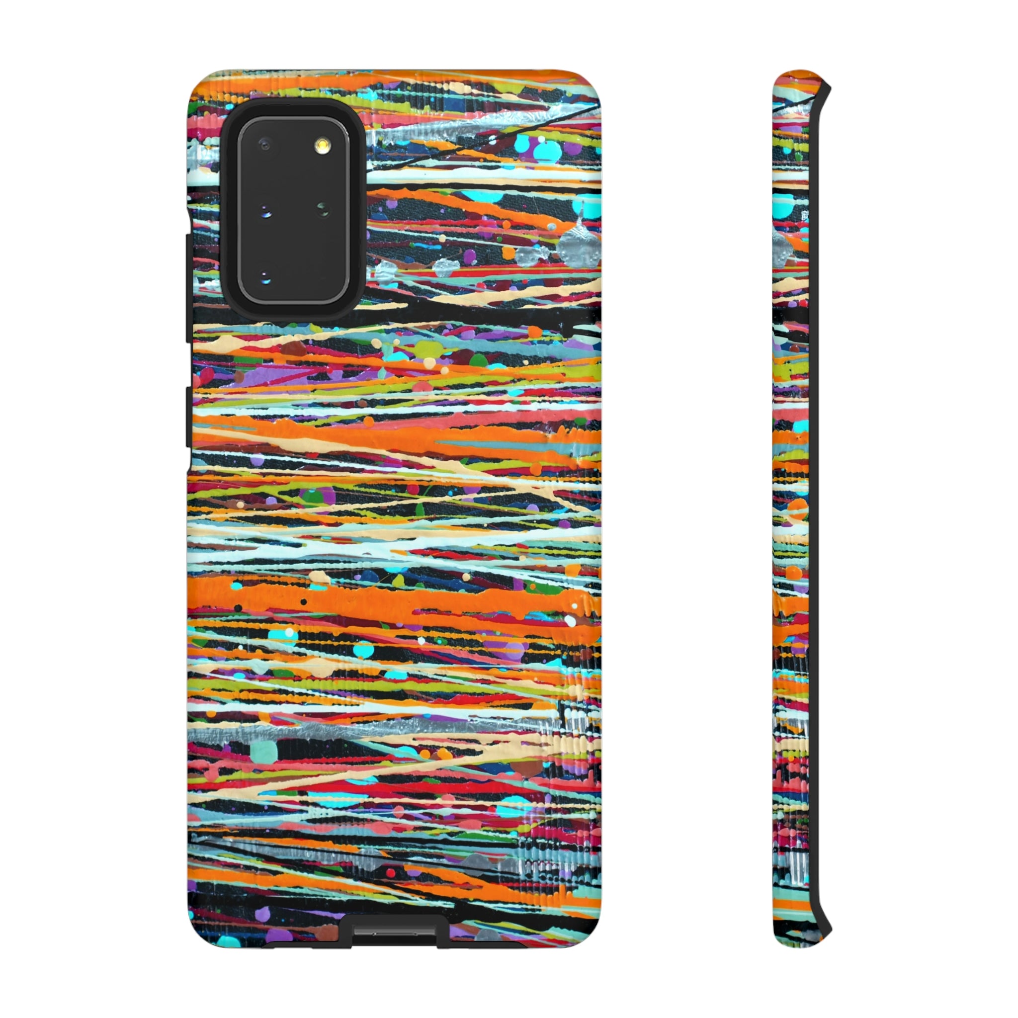 Stripe Art Android Case (Protective) Samsung Galaxy S20+ Matte Phone Case