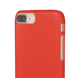 Cinnabar Red iPhone Case (Slim) Phone Case