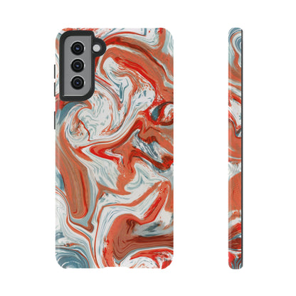 Orange Art Android Case (Protective) Samsung Galaxy S21 Plus Glossy Phone Case