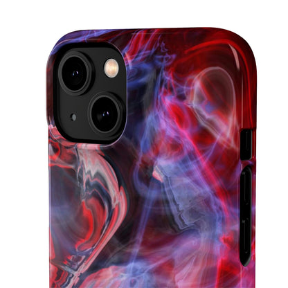 Red Marble iPhone Case (Slim) Phone Case