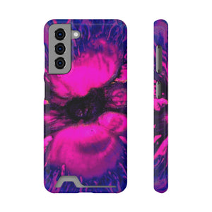 Deep Pink Ink Art Android Case (Card) Samsung Galaxy S21 Glossy Without gift packaging Phone Case