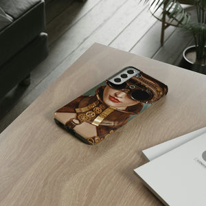 Steampunk Lady Android Case (Protective) Phone Case