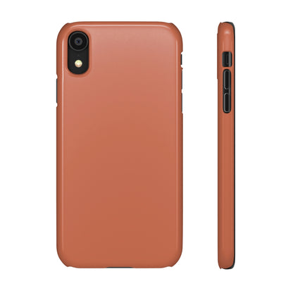 Copper Red iPhone Case (Slim) iPhone XR Glossy Phone Case