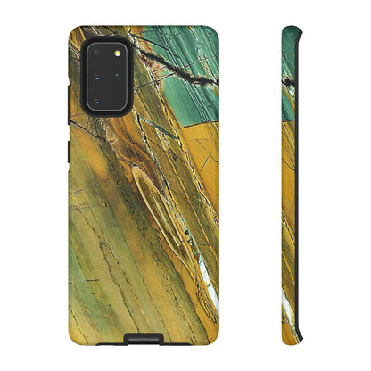 Cracked Yellow Android Case (Protective) Samsung Galaxy S20+ Glossy Phone Case