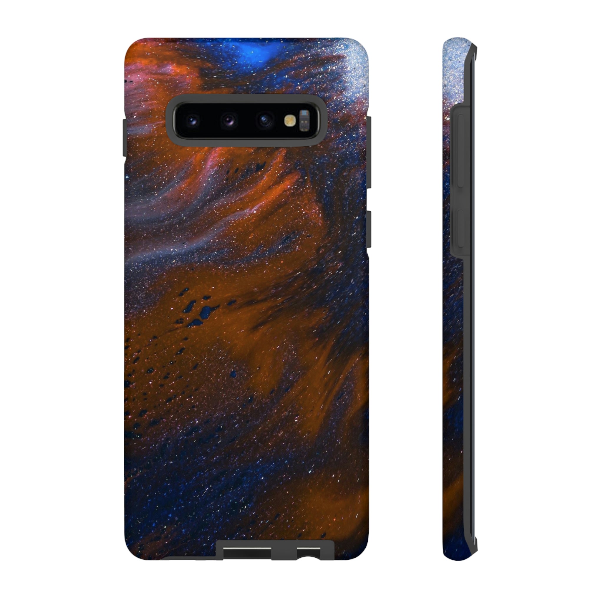 Gold Daze Ink Art Android Case (Protective) Samsung Galaxy S10 Plus Matte Phone Case