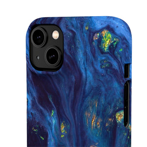 Green Opal Ink Art iPhone Case (Slim) Phone Case