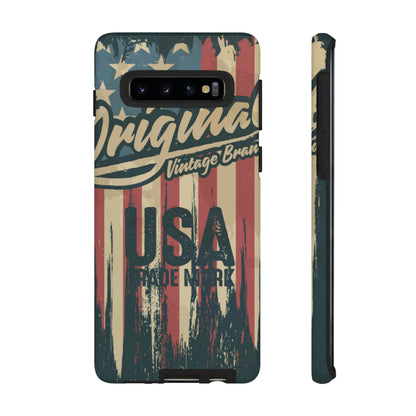 American Vintage Flag Android Case (Protective) Samsung Galaxy S10 Glossy Phone Case