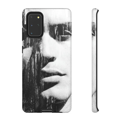 Black & White Pop Art Android Case (Protective) Samsung Galaxy S20+ Matte Phone Case