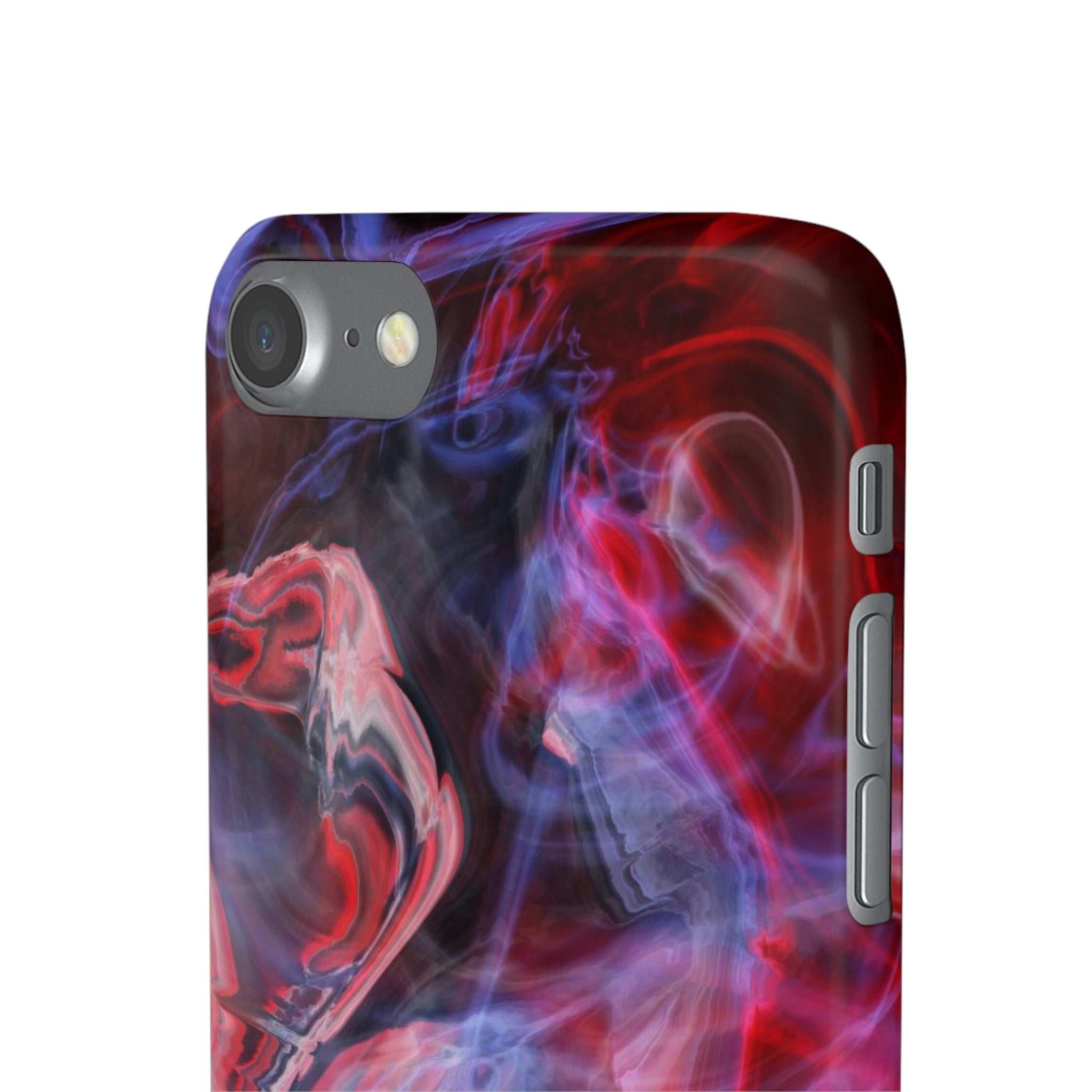 Red Marble iPhone Case (Slim) Phone Case