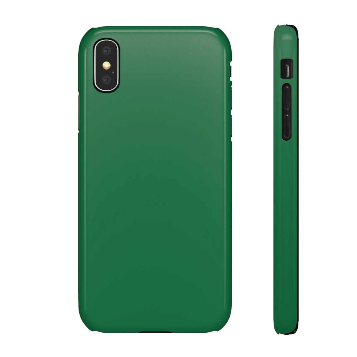 Dark Spring Green iPhone Case (Slim) iPhone X Glossy Phone Case