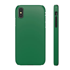 Dark Spring Green iPhone Case (Slim) iPhone X Glossy Phone Case